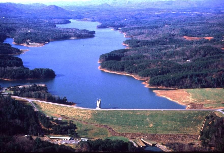 Nearby Kerr Scott Lake · recreation scenery